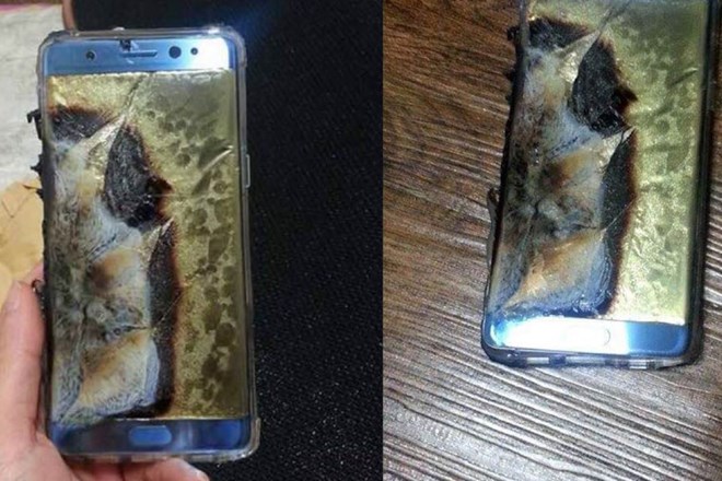 "Siêu phẩm" Galaxy Note 7 của Samsung có chất lượng pin không tốt.